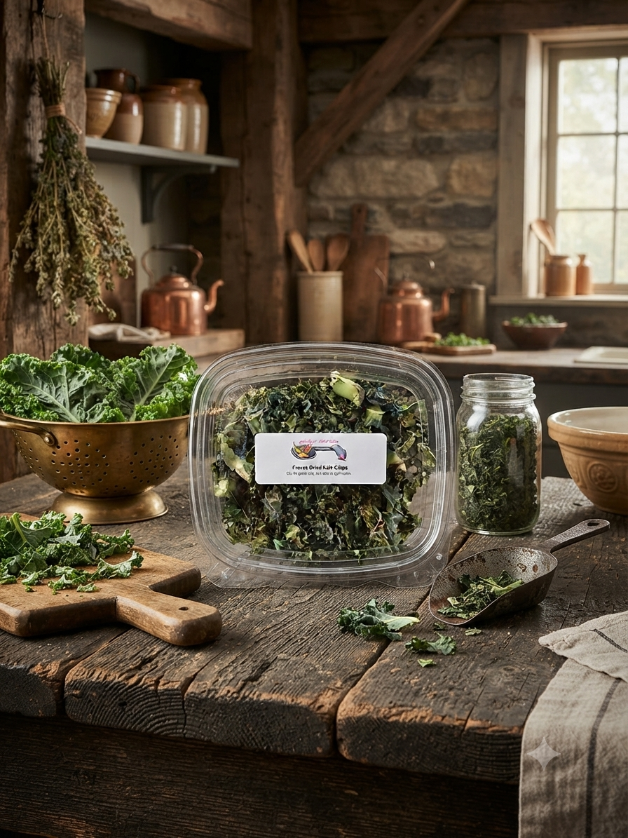 Freeze Dried Kale Chips